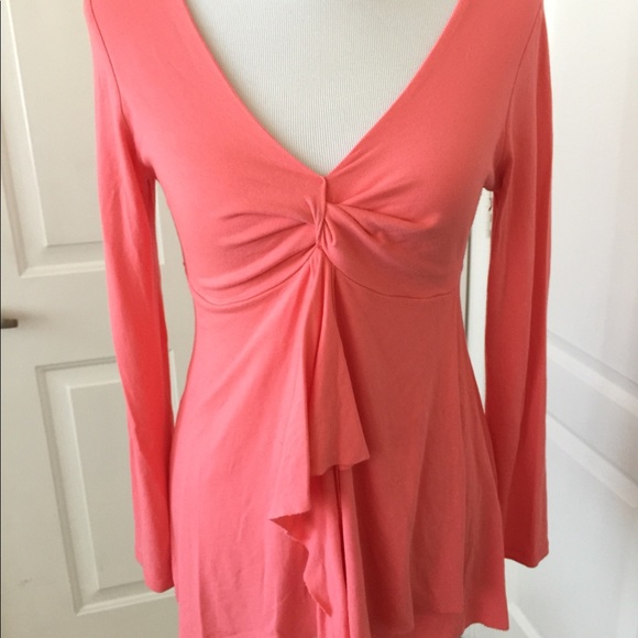 shine Tops - Shine Long Sleeve Orange Top Size Medium